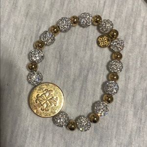 Rustic cuff limited Silver and Gold bracelet